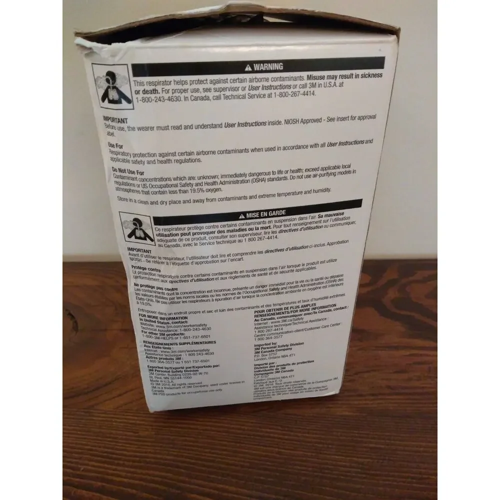 3M 6800 Full Facepiece Reusable Respirator Respiratory Protection cartridges